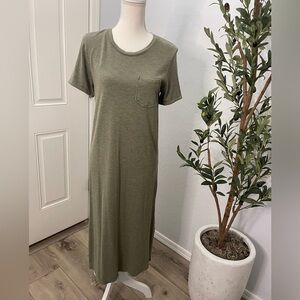 Olive Green T- shirt dress by Jessica Simpson